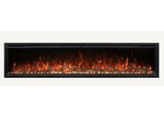 Modern Flames 74in spectrum slimline wall mount/recessed elec fireplace (4in deep-70in x 12in viewing)