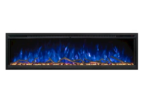 Modern Flames 50in spectrum slimline wall mount/recessed elec fireplace (4in deep-46in x 12in viewing)