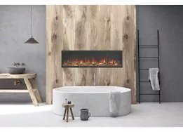 Modern Flames 96in landscape pro slim built-in elec fireplace (5.5in deep-96in x 14in viewing)