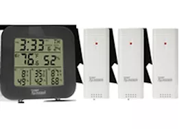 Valterra Products LLC Tempminder 4-zone temperature and humidity station- 3 remote wireless sensors/indoor monitor