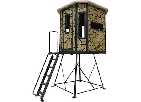 Muddy BULL BOX BLIND / STEEL WALL CONSTUCTION / CRACKED MUD CAMO