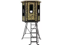 Muddy Bull xl box blind / steel wall constuction / cracked mud camo