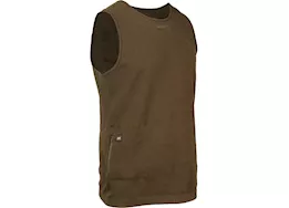 Muddy Nucleus heated vest / brown clay / xl