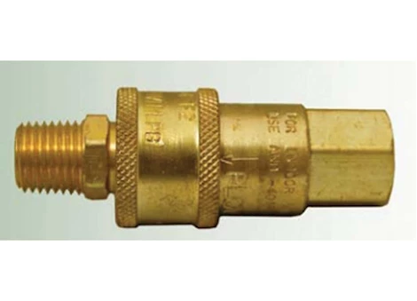 Marshall Excelsior Company GAS QUICK DISCONNECT 1/4IN MPT NIPPLE X 1/4IN FPT COUPLER