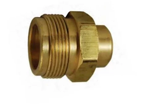 Marshall Excelsior Company Propane cylinder adapter fitting1in-20 m x 1/4in fnpt w/o-ring assy pkgd Main Image