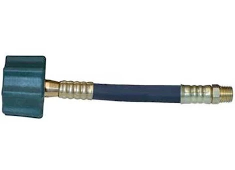 Marshall Excelsior Company THERMOPLASTIC LP GAS HOSE F QCC TYPE I CONNECTION X 1/4IN M INVERTED FLARE 12IN