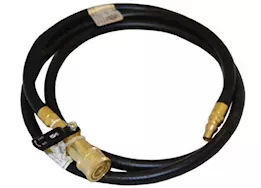 Marshall Excelsior Company Thermoplastic quick disconnect hose w/shut off vlv 1/4in f quick cnct x 1/4in m