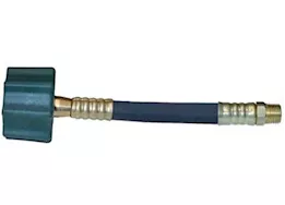 Marshall Excelsior Company Thermoplastic lp gas hose f qcc type i connection x 1/4in m inverted flare 12in