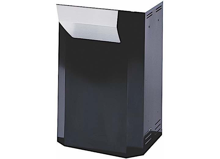 Modern Home Products Alum column w/blk powder-paint finish, ss access door, fits all models and bases