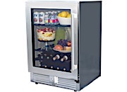 Modern Home Products Premium 24in indoor/outdoor 304 stainless steel refrigerator