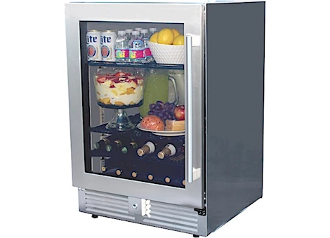 Modern Home Products PREMIUM 24IN INDOOR/OUTDOOR 304 STAINLESS STEEL REFRIGERATOR