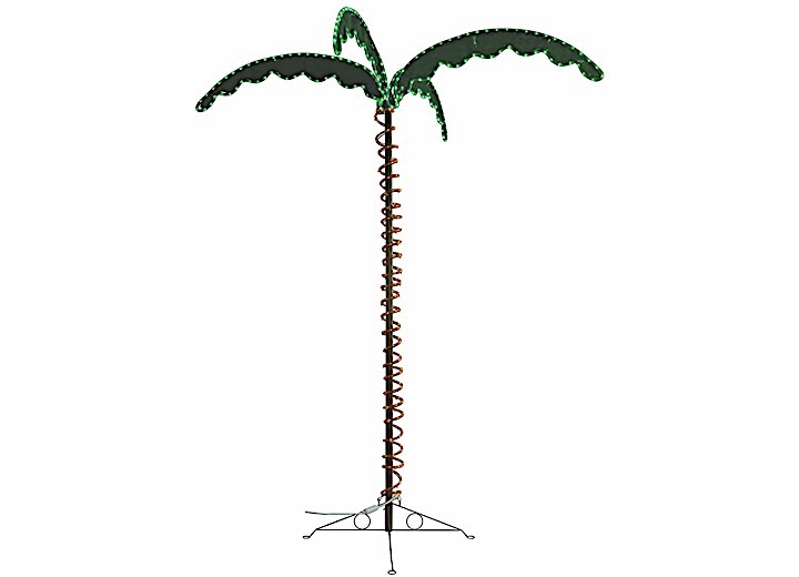 MING’S MARK GREEN LONG LIFE 12V LED 7 FT DECORATIVE PALM TREE ROPE LIGHT FOR RV & MARINE APPLICATIONS