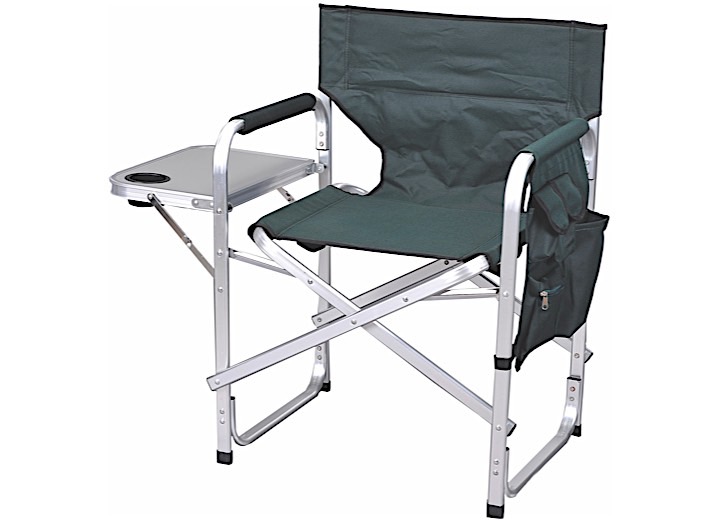 Ming’s Mark Stylish Camping Director Chair with Side Table - Green