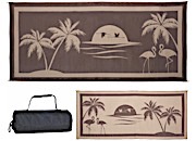 Ming’s Mark Stylish Camping 8 ft. x 18 ft. Tropical Oasis - Brown/Beige