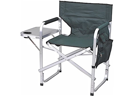 Ming’s Mark Stylish Camping Director Chair with Side Table - Green|SL1204-GREEN