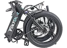 MG Innovative Voltour dash 500 watt folding ebike w/low step over/3in tire - black