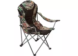 MG Innovative Foldable reclining camp chair, black/hunt camo