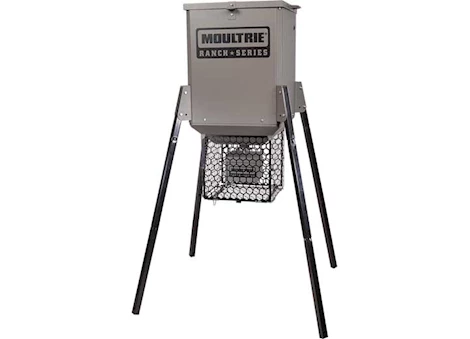 Moultrie RANCH SERIES 300-POUND BROADCAST FEEDER W/ VARMINT GUARD