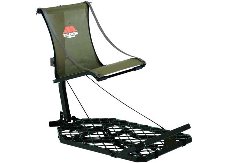 MILLENNIUM TREESTANDS M150 MONSTER HANG ON TREE STAND WITH ADJUSTABLE SEAT HEIGHT
