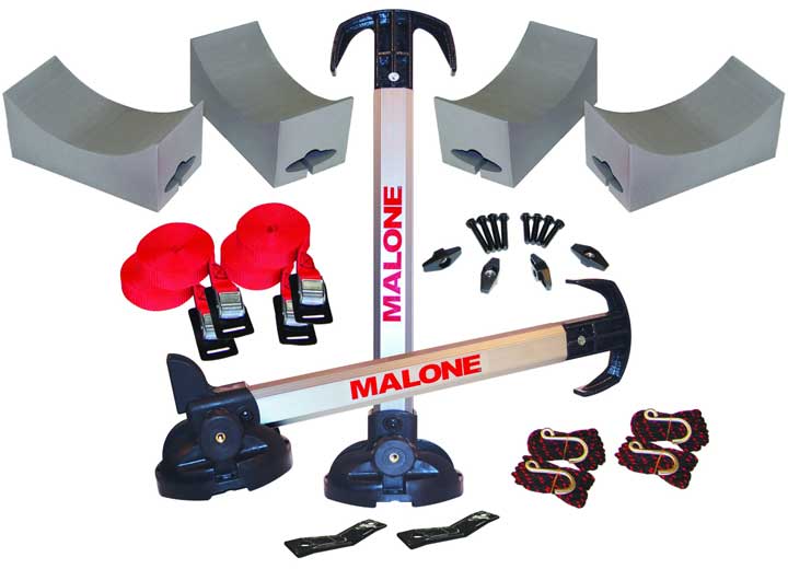 MALONE AUTO RACKS STAX PRO2 VERTICAL FOLD-DOWN ROOFTOP CARRIER FOR TWO-KAYAKS
