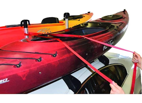 Malone Auto Racks Stax Pro2 Vertical Fold-Down Rooftop Carrier for Two-Kayaks