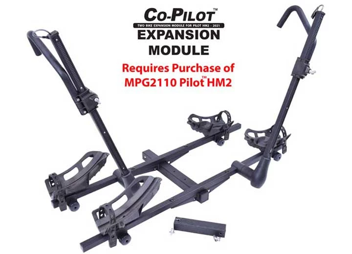 Malone Auto Racks Co-Pilot Expansion Module for Pilot HM2 Platform Bike Carrier