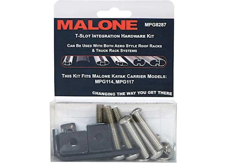 Malone Auto Racks T-Slot Mounting Kit for DownLoader & J-Pro2 Kayak Carriers Main Image