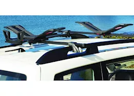Malone Auto Racks SS Combo SeaWing V-Style Kayak Carrier with Stinger Load Assist