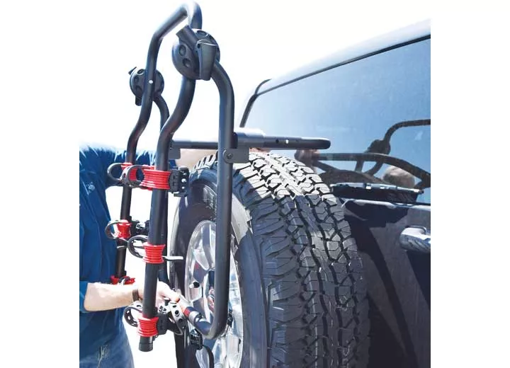 Malone Auto Racks Hanger Spare T3 OS Spare Tire Mount Bike Carrier – Holds (3) Bikes