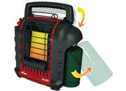 Mr. Heater Portable Buddy Radiant Liquid Propane Heater - 4,000-9,000 BTU/hr