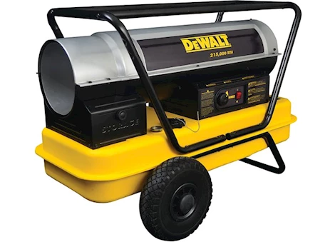 DEWALT DXH215HD Forced Air Diesel/Kerosene Heater with Roll Cage – 215,000 BTU