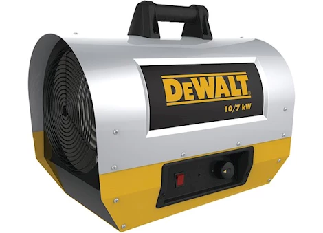 DEWALT DXH1000TS Forced Air Electric Heater – 34,121/23,884 BTU, 10/7 kW