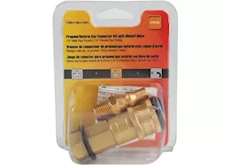 Mr. Heater Quick connector kit w/shutoff, 1/4in mpf