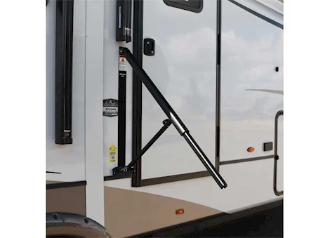 Morryde SAFE-T-RAIL TELESCOPING TOWABLE RV ENTRY DOOR RAIL MAGNETIC LOCK, 34IN EXTENSION