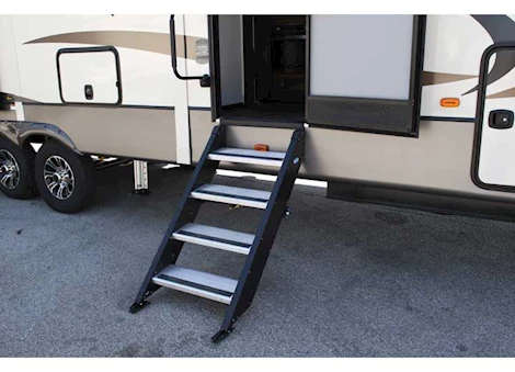 Morryde Fold up step, 4 step, fits 26-28in  door Main Image