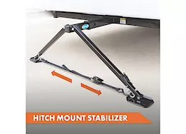 Morryde X-brace hitch mount stabilizer