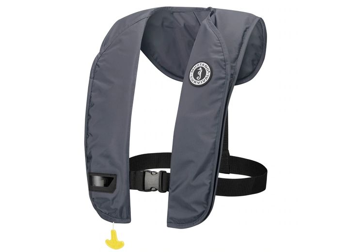 M.I.T. 100 INFLATABLE PFD MANUAL UNIVERSAL ADULT ADMIRAL GRAY
