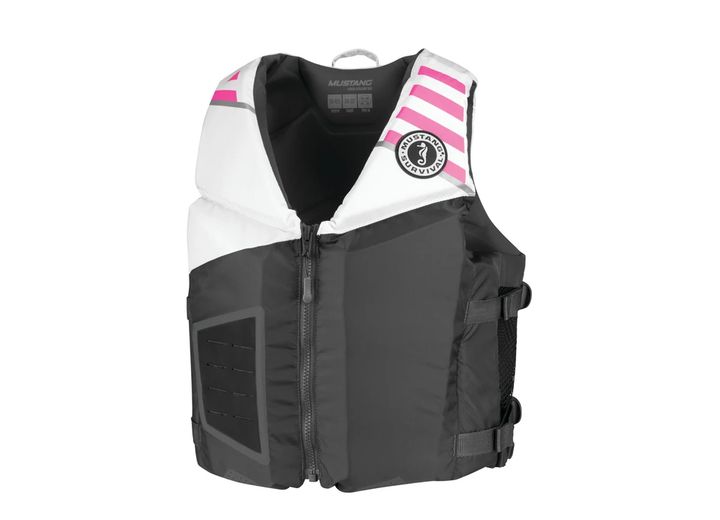 REV YOUNG ADULT FOAM VEST YOUNG ADULT GRAY-WHITE-PINK