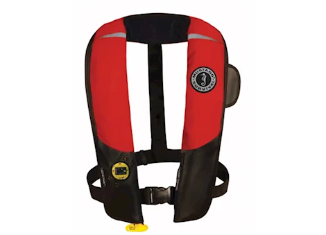 Mustang Survival PILOT 38 MANUAL INFLATABLE PFD; RED-BLACK