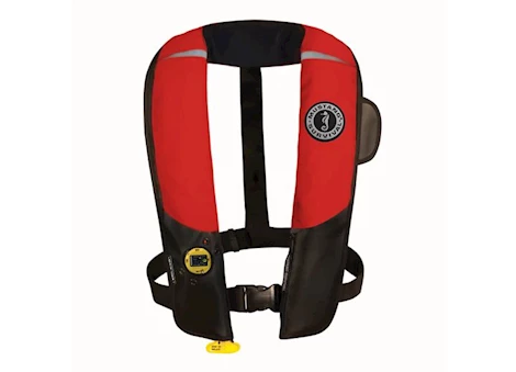 Mustang Survival PILOT 38 MANUAL INFLATABLE PFD; UNIVERSAL ADULT; RED-BLACK