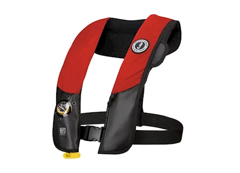 Mustang Survival Hit inflatable pfd hydrostatic universal adult red-black Main Image
