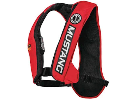 Mustang Survival ELITE 28 HYDROSTATIC INFLATABLE PFD BASS COMPETITION COLORWAY; RED