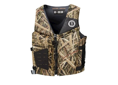 Mustang Survival Rev young adult foam vest camo young adult mossy oak shadow grass blades Main Image