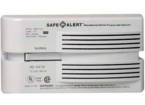 Safe-T-Alert 40 Series RV Propane/LP Gas Alarm - White, Surface Mount