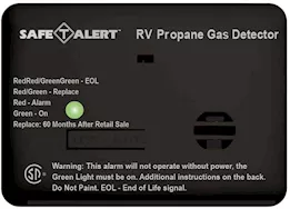 Safe-T-Alert 20 Series MIni RV Propane/LP Gas Alarm - Black
