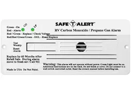 Safe-T-Alert 35 Series RV Dual CO/LP Alarm - White, Flush Mount