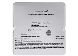 Safe-T-Alert 45 Series RV Dual CO/LP Alarm - White, Flush Mount