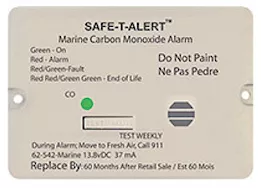 MTI Industries Marine carbon monoxide alarm, wht flush mount 12 vdc hard wire