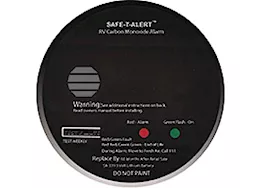 MTI Industries Carbon monoxide alarm - black round surface mount 5 yr sealed in lithium battery