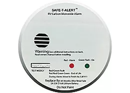 MTI Industries Carbon monoxide alarm - white round surface mount 5 yr sealed in lithium battery